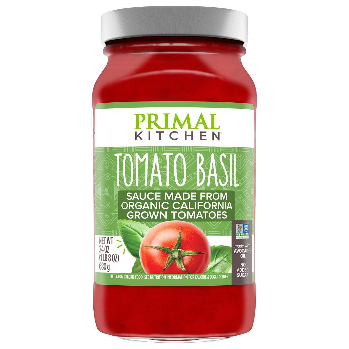 slide 1 of 9, Primal Kitchen Tomato Basil Marinara Sauce 24 oz, 24 oz