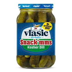 Vlasic Snack'mms Kosher Dill Pickles - 24 fl oz