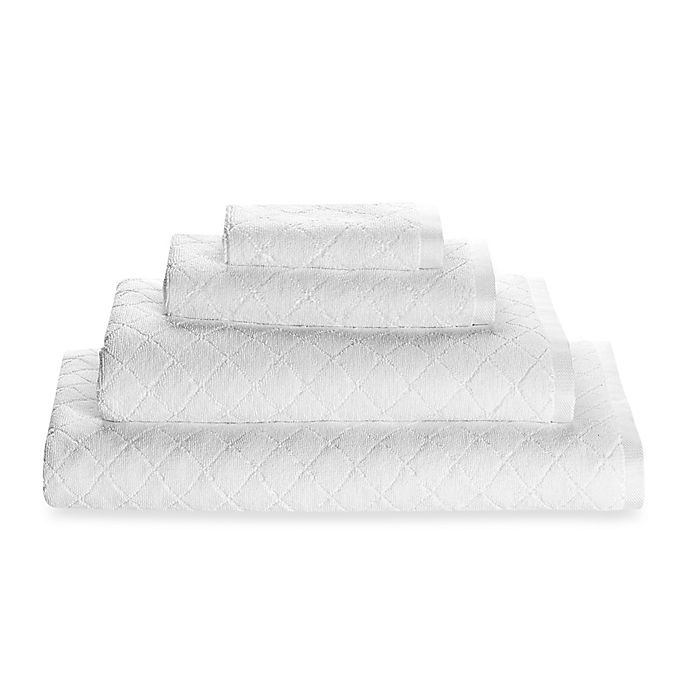 slide 1 of 1, Wamsutta PimaCott Jacquard Bath Towel - White, 1 ct