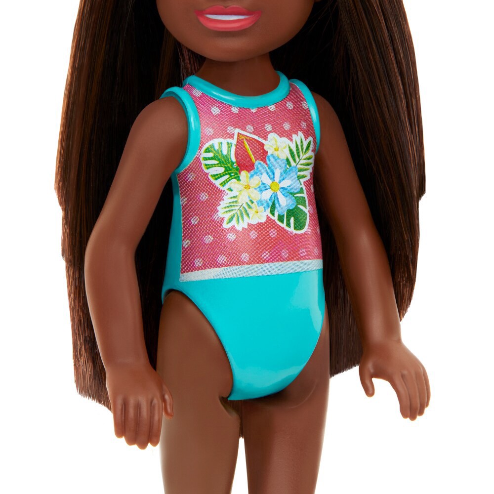 slide 2 of 6, Barbie Brunette Chelsea Beach Doll, 1 ct