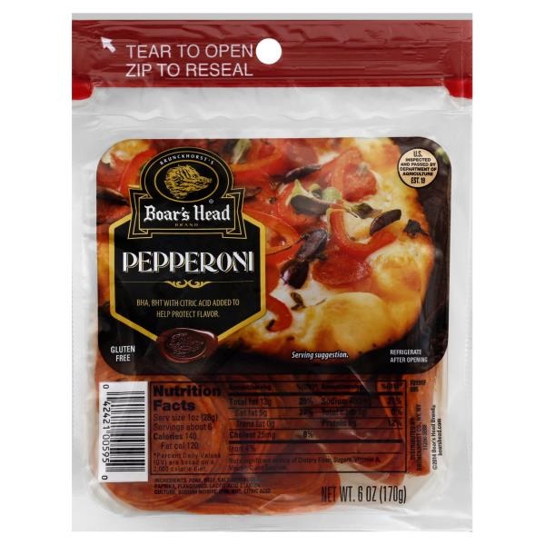 slide 1 of 1, Boar's Head Pepperoni, per lb