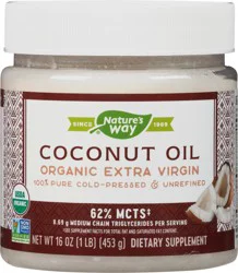 Nature's Way Organic Extra Virgin Coconut Oil 16 oz
