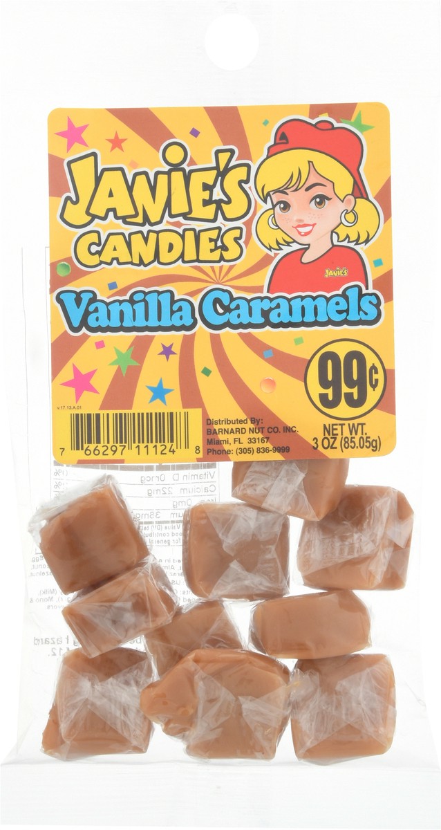slide 13 of 13, Janie's Candies Vanilla Caramels 3 oz, 3 ct