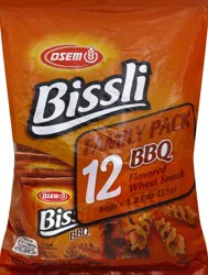 Osem Bissli Family Pack BBQ Wheat Party Snacks /
