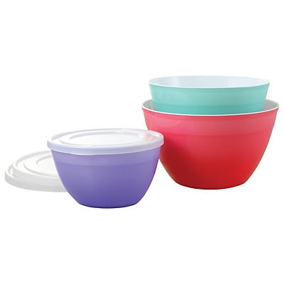 slide 1 of 1, chefstyle Mixing Bowls With Lids, 3 ct