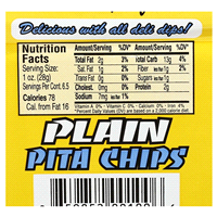 slide 3 of 5, Pita Krunch Plain Pita Chips 6.5 oz, 6.5 oz