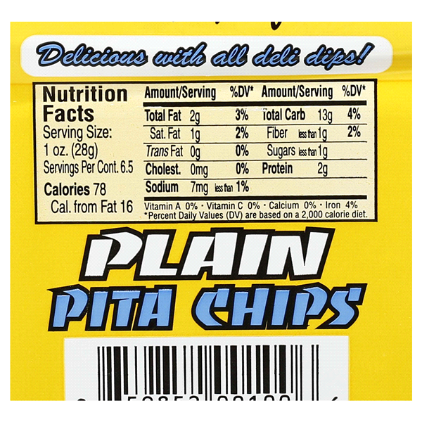 slide 4 of 5, Pita Krunch Plain Pita Chips 6.5 oz, 6.5 oz