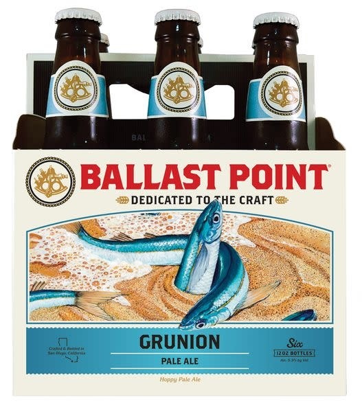 slide 1 of 1, Ballast Point Brewing Company Grunion Pale Ale Bottles, 6 ct; 12 oz