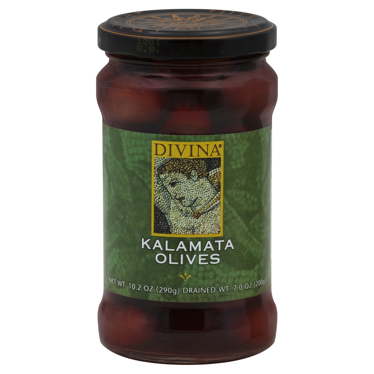 slide 2 of 2, Divina Kalamata Olives, 6.3 oz