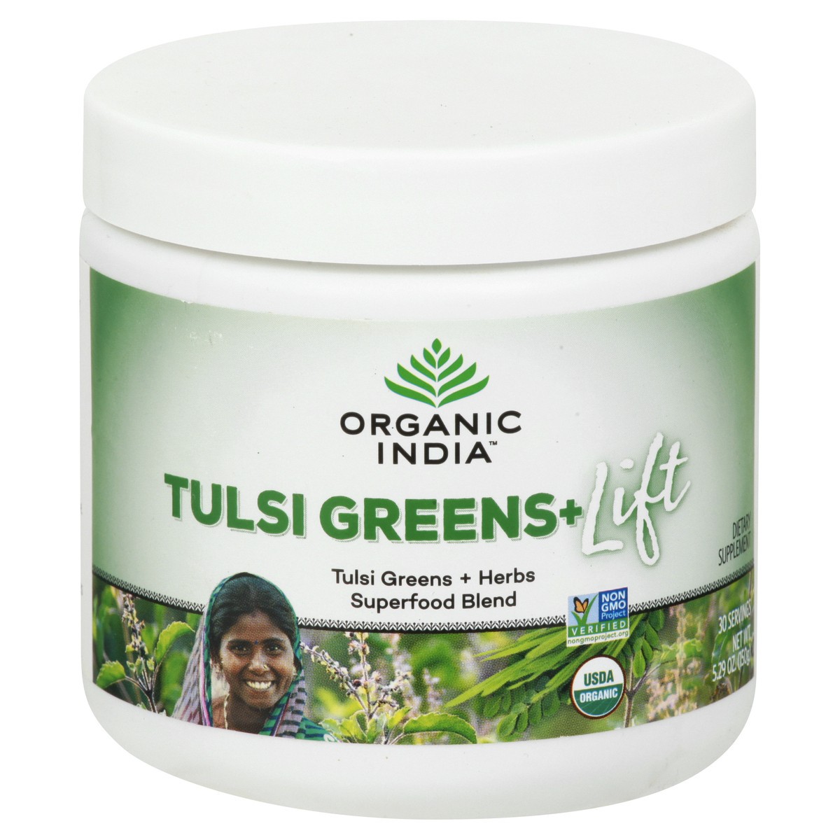 slide 1 of 10, Organic India Tulsi Green+ Lift 5.29 oz, 5.29 oz