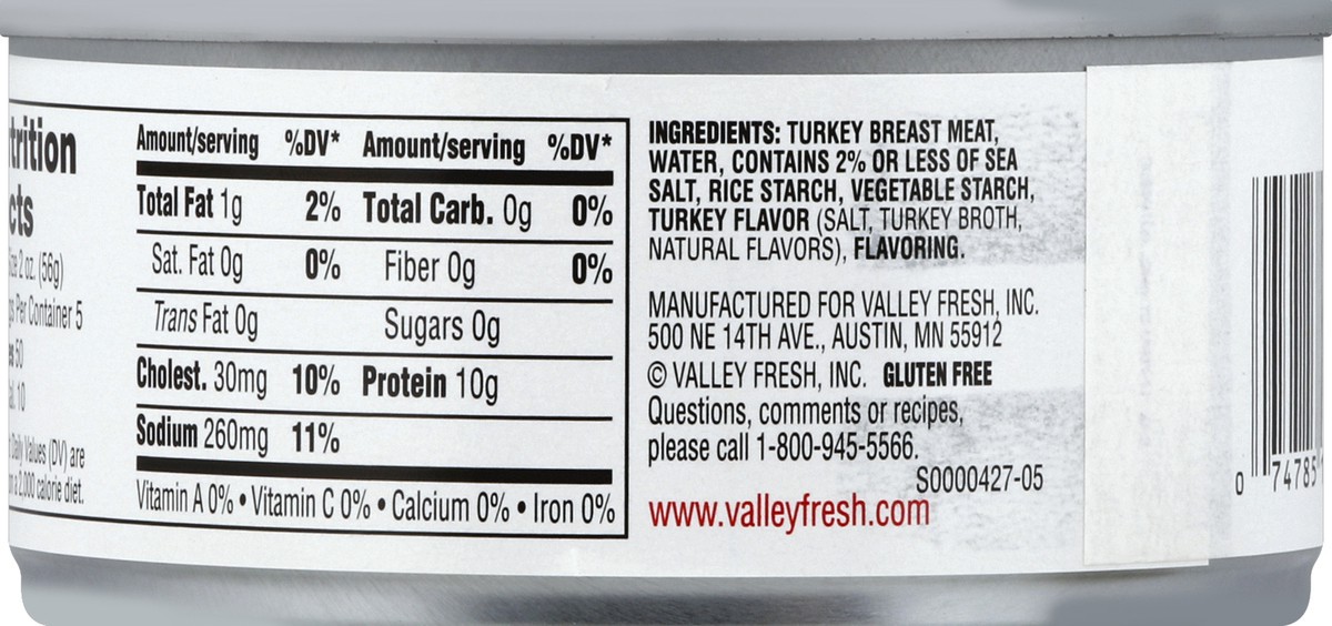 slide 6 of 6, Valley Fresh Turkey Breast 10 oz, 10 oz