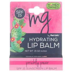 Mad Gab's Hydrating SPF 15 Prickly Pear Lip Balm