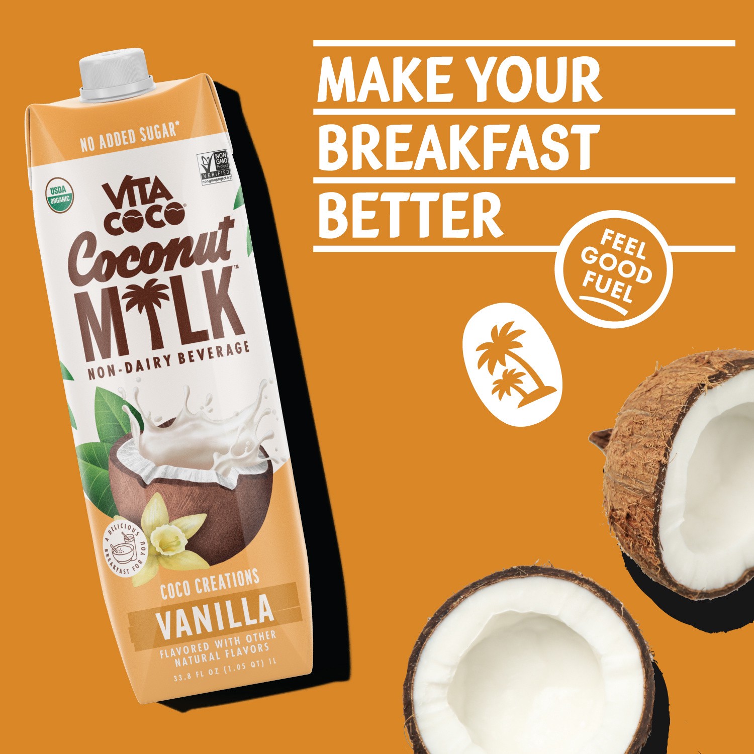 slide 2 of 5, Vita Coco Coconut Milk Original, 33.8 fl oz