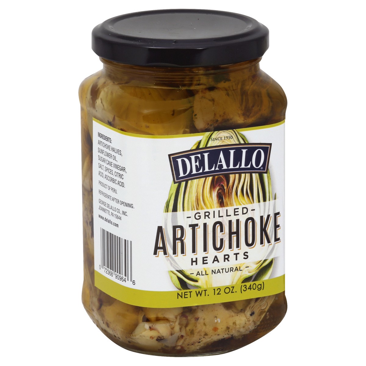 slide 4 of 4, DeLallo Grilled Artichokes Halves, 12 oz