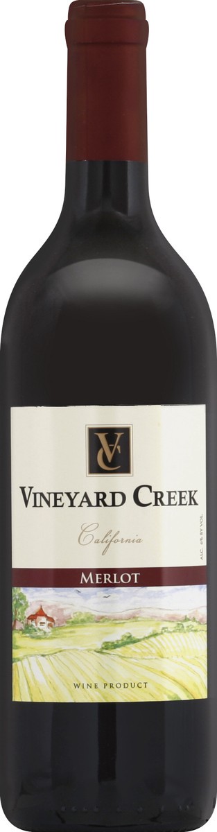 slide 1 of 3, Vineyard Creek Merlot 750 ml, 750 ml