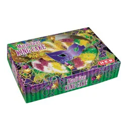 H-E-B Mardi Gras King Cake - Cream Cheese