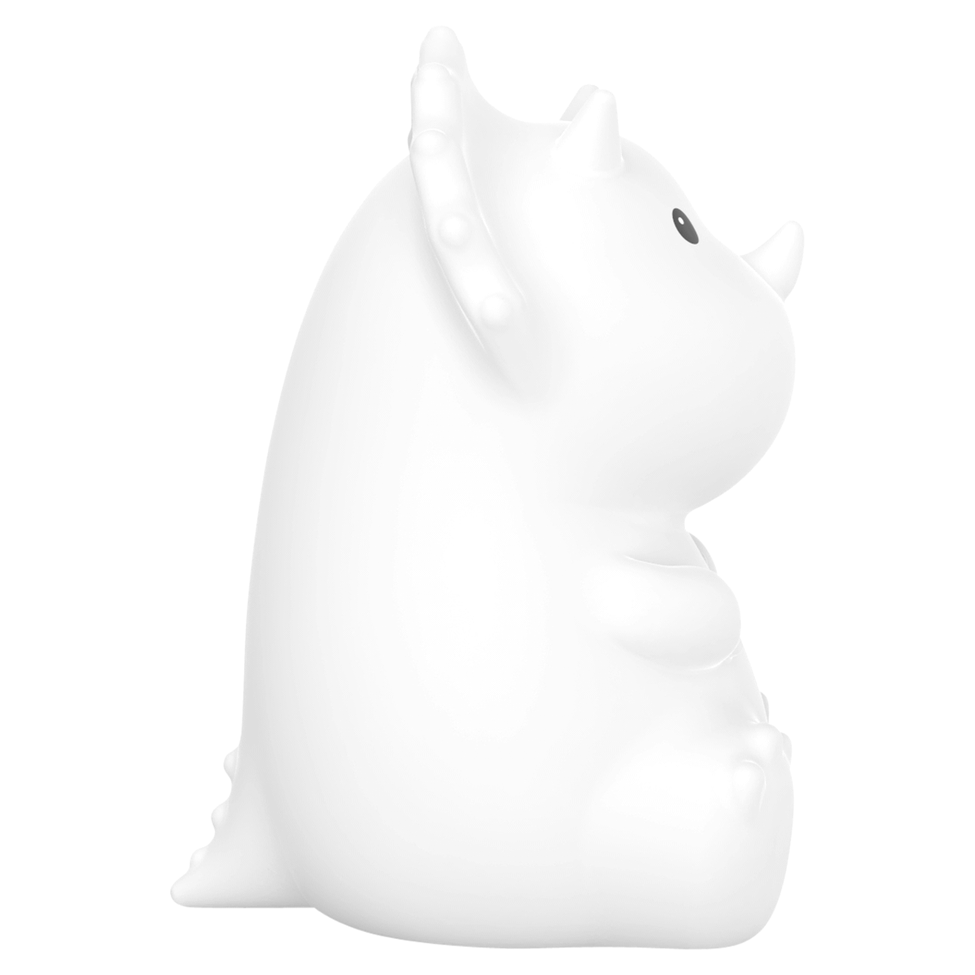 Globe LED Rechargeable Triceratops Tap Light Silicone 1 ct Shipt