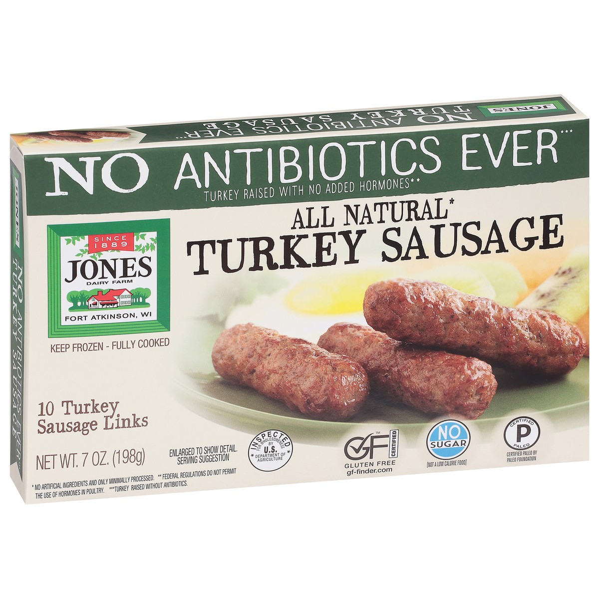 slide 2 of 9, Jones Dairy Farm Jones All Natural Turkey Links, 10 ct