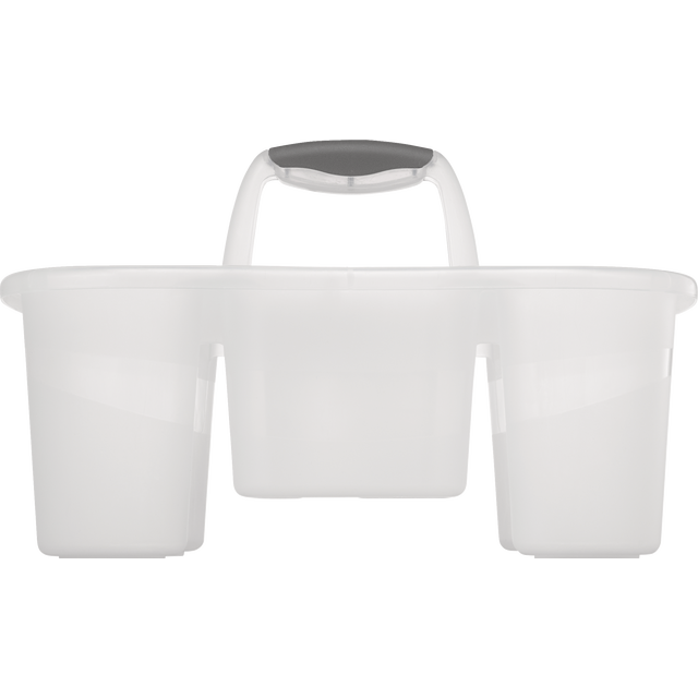 slide 1 of 1, STERILITE Strlt Bath Caddy Clear, 1 ct