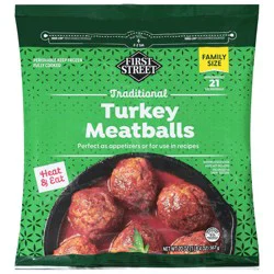 First Street Traditional Turkey Meatballs