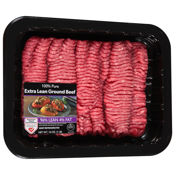 slide 1 of 1, 96% Lean 4% Fat Ground Beef, 1 lb