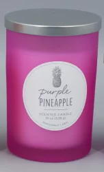 HD Designs Purple Pineapple Jar Candle