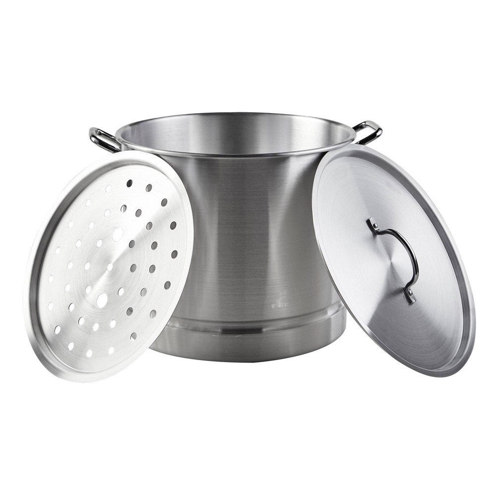 slide 2 of 7, Imusa 20qt Tamale/Seafood Steamer with Rack & Lid, 1 ct