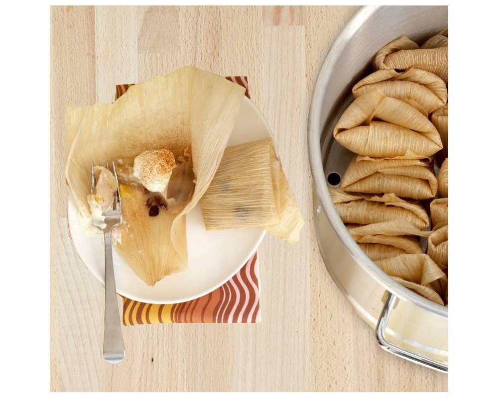 slide 5 of 7, Imusa 20qt Tamale/Seafood Steamer with Rack & Lid, 1 ct