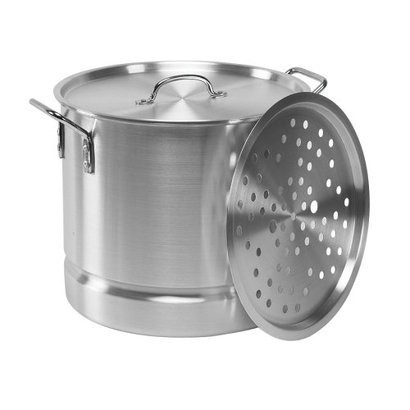 slide 1 of 7, Imusa 20qt Tamale/Seafood Steamer with Rack & Lid, 1 ct