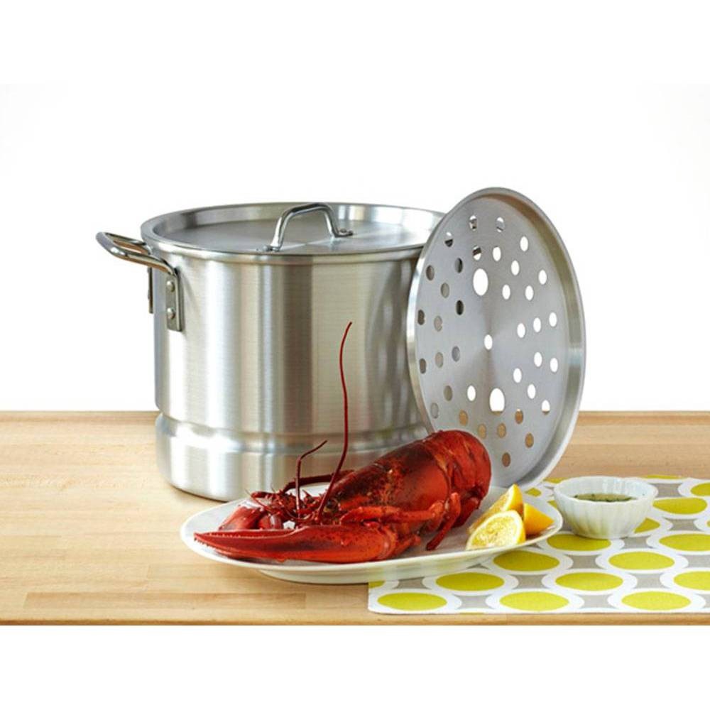 slide 6 of 7, Imusa 20qt Tamale/Seafood Steamer with Rack & Lid, 1 ct