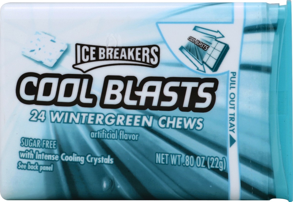slide 4 of 4, Ice Breakers Chews, Sugar Free, Wintergreen, 24 ct