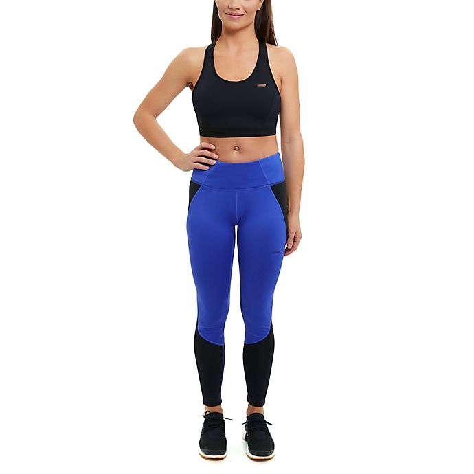 slide 1 of 2, Copper Fit 2.0 Full Length Large Energy Leggings - Blue, 1 ct