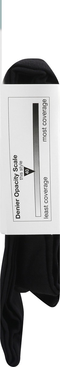 slide 4 of 10, No Nonsense Great Shapes Opaque Large Black Shaping Tights 1 ea, 1 ct