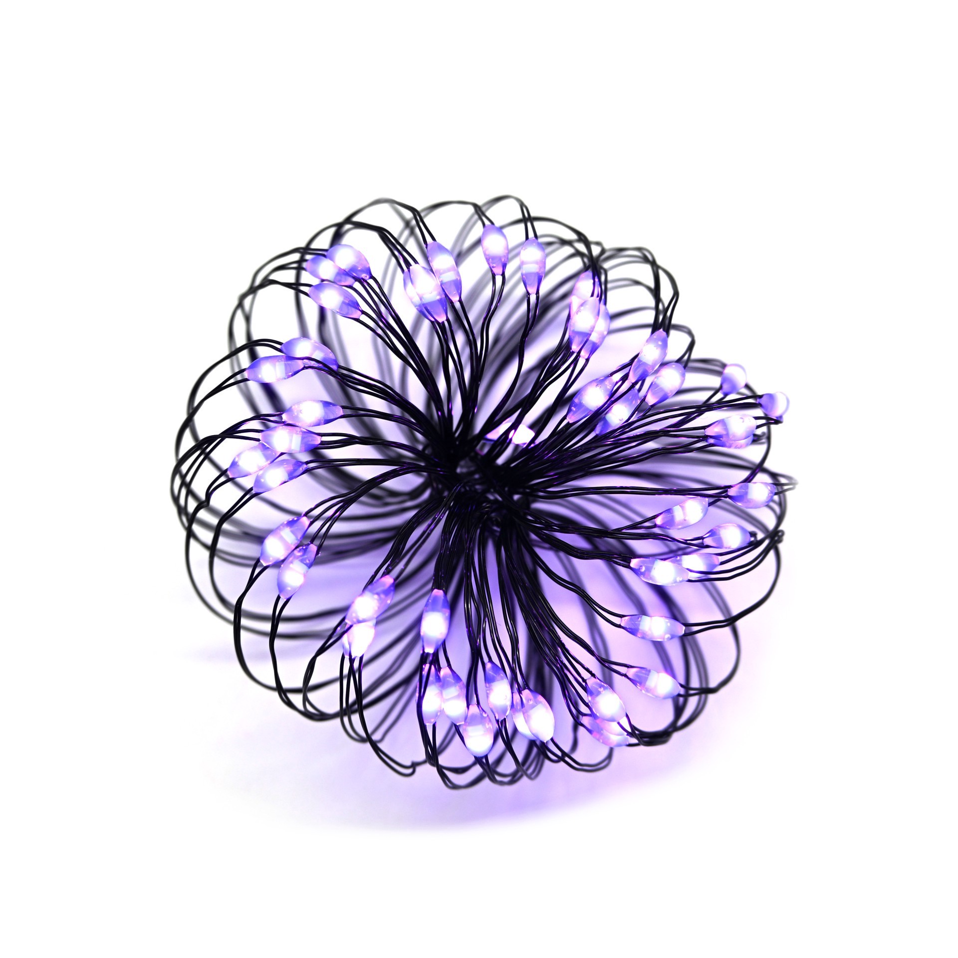 slide 4 of 6, 50ct. Color Changing Orange & Purple Led String Lights By Ashland, 50 ct