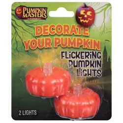 Pumpkin Masters Flickering Pumpkin Lights 2 ea