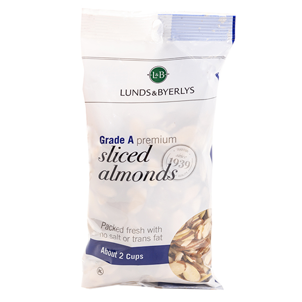 slide 1 of 1, L&B Sliced Almonds, 8 oz