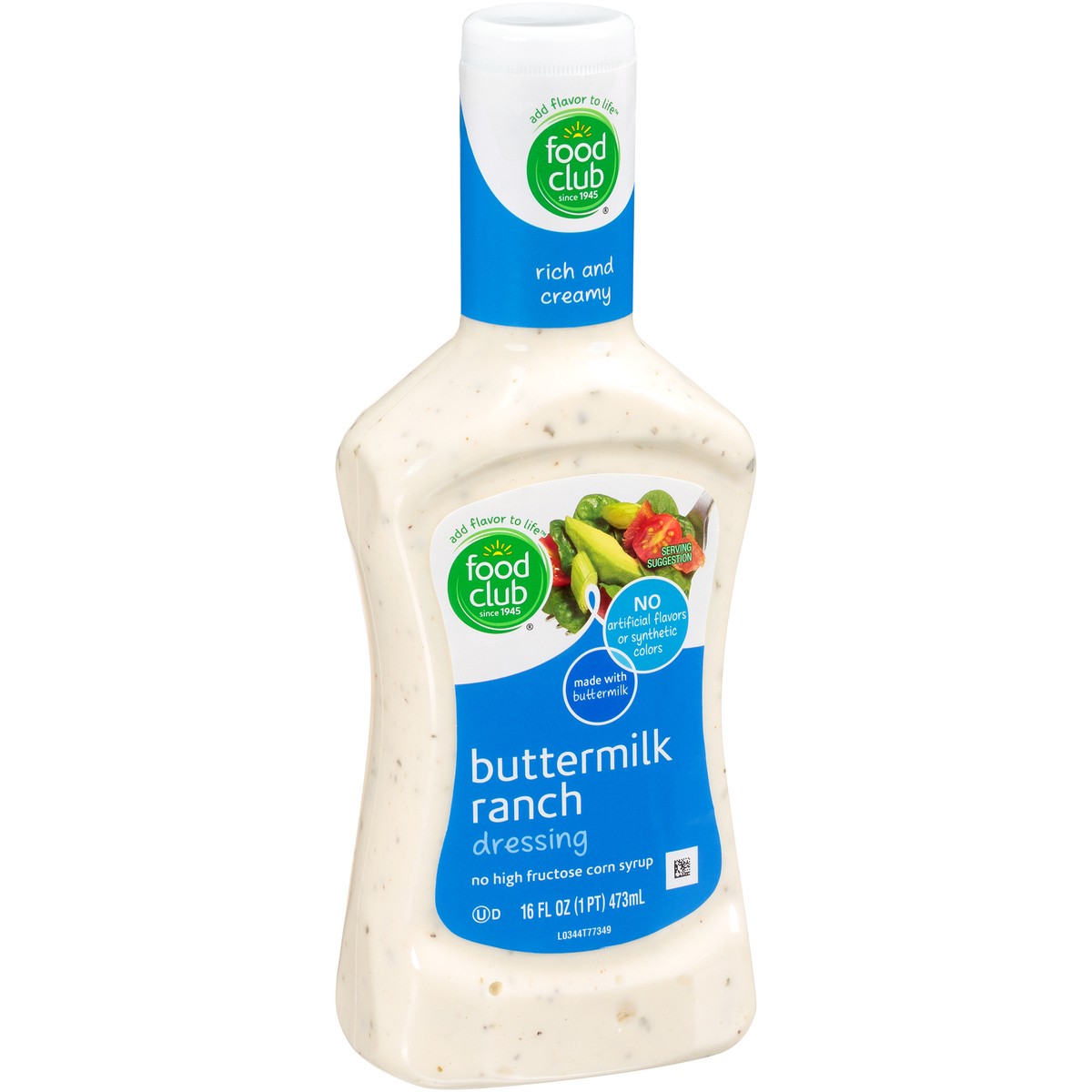 slide 2 of 10, Food Club Buttermilk Ranch Dressing, 16 oz