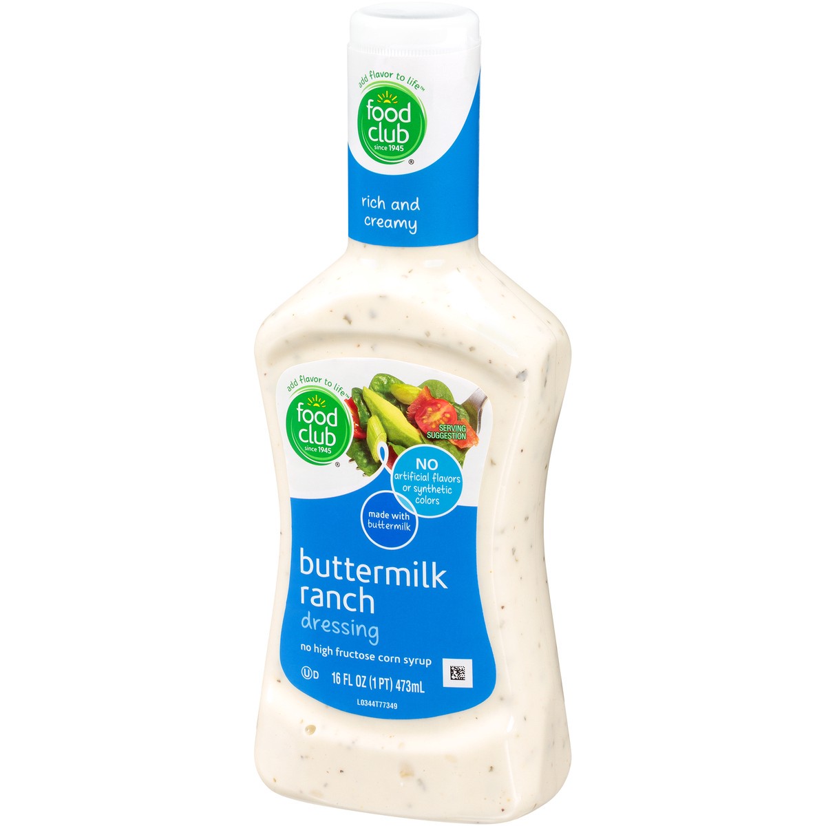 slide 3 of 10, Food Club Buttermilk Ranch Dressing, 16 oz