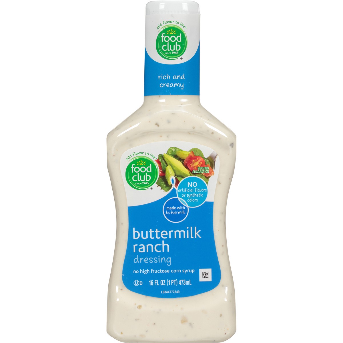 slide 9 of 10, Food Club Buttermilk Ranch Dressing, 16 oz