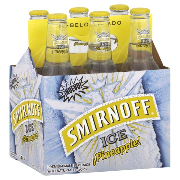 Smirnoff Ice Pineapple 6 ct; 11.2 fl oz Shipt