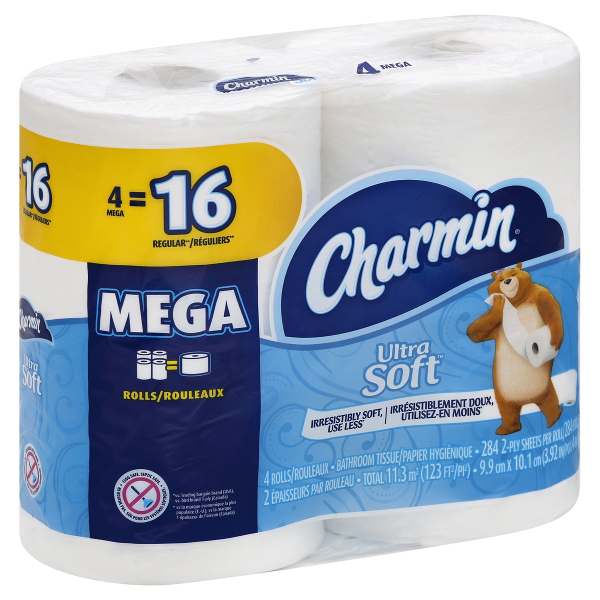 slide 5 of 5, Charmin Bathroom Tissue 4 ea, 4 ct