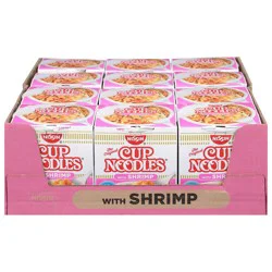Nissin Cup Noodles with Shrimp 12 - 2.25 oz Cups