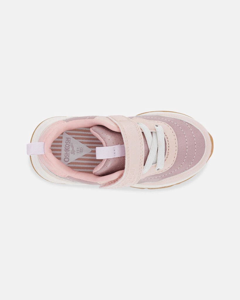 slide 4 of 6, Oshkosh Toddler Girl Athletic Shoes - Pink Multi 8, 1 ct