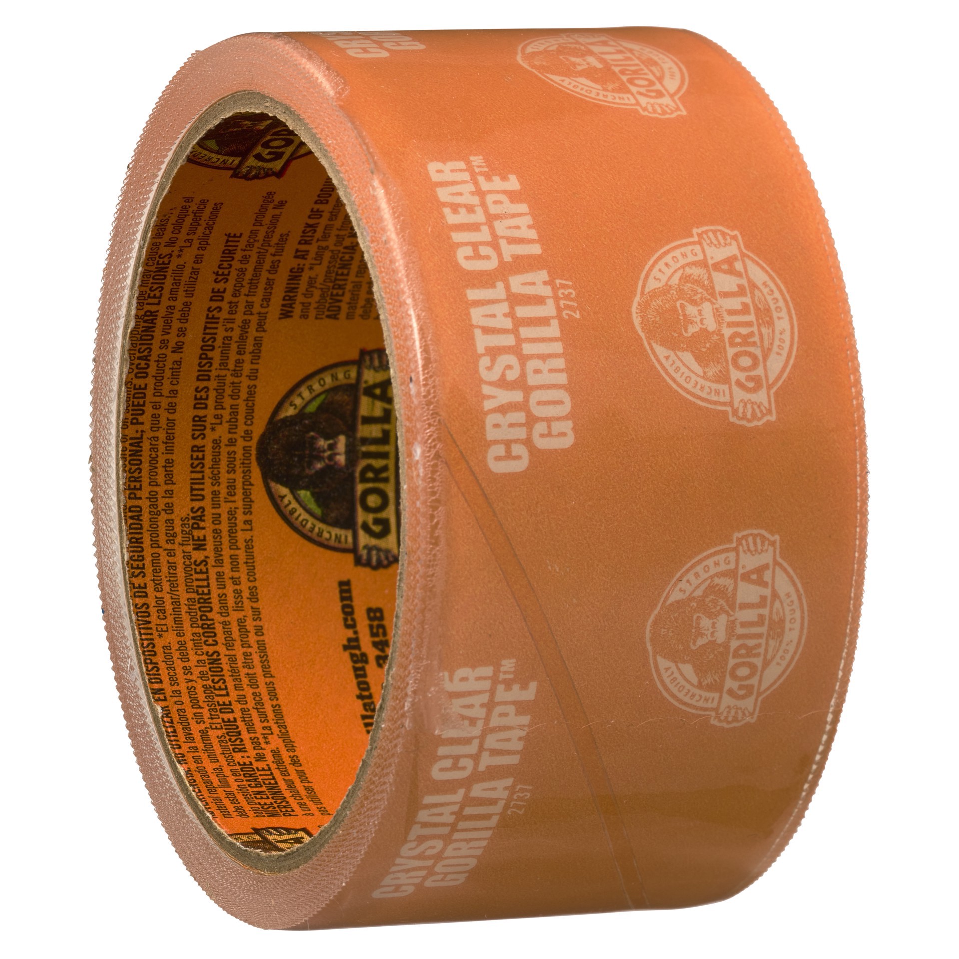 slide 2 of 2, Gorilla Glue Gorilla Crystal Clear Gorilla Tape, 1.88 in x 27 ft