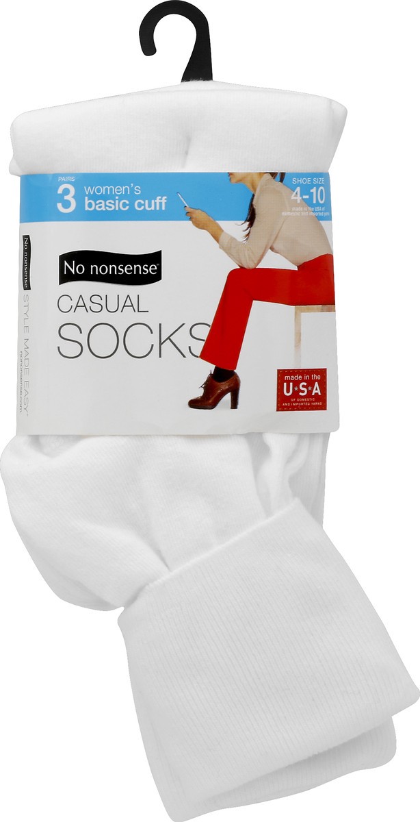 slide 4 of 6, No Nonsense Socks 3 ea, 3 ct