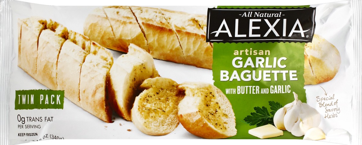 slide 1 of 5, Alexia Garlic Baguette 12 oz, 12 oz