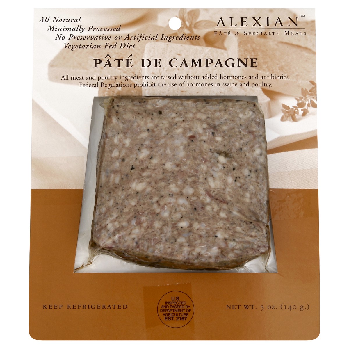 slide 3 of 3, Alexian Champagne Pate, 5 oz