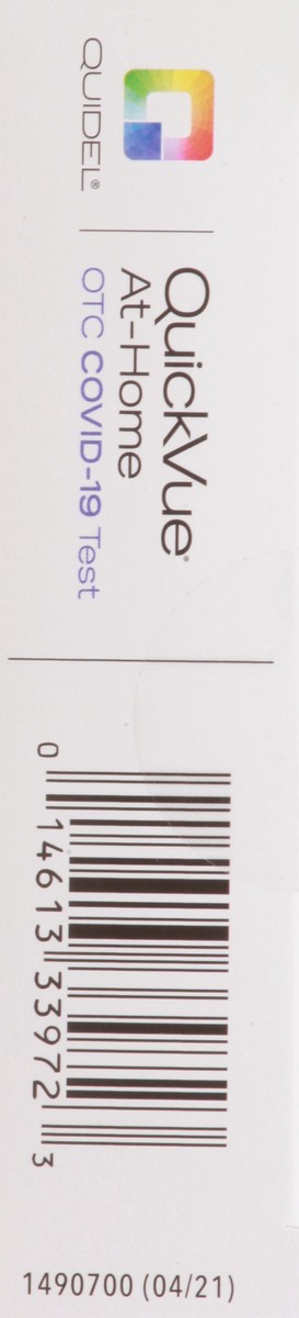 slide 5 of 9, Quickvue At-Home Otc Covid-19 Test Kit, 2 ct