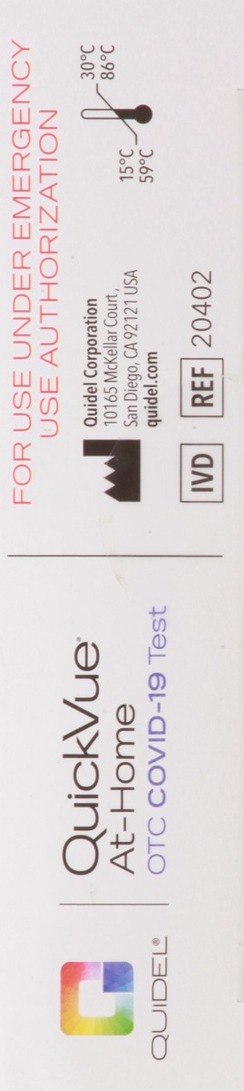 slide 6 of 9, Quickvue At-Home Otc Covid-19 Test Kit, 2 ct