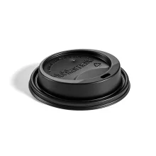 Huhtamaki Lid Dome 10-24Z Blk Huhtm